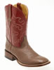 Ferrini� Men's Smooth Ostrich Square Toe Roper Boots